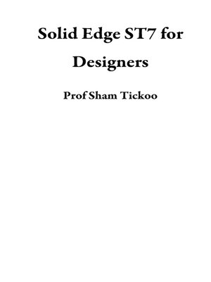 cover image of Solid Edge ST7 for Designers